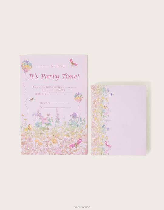 Monsoon أطفال إنه وقت الحفلات، دعوات، 10 عبوات D68H1839 ملحق أنيق