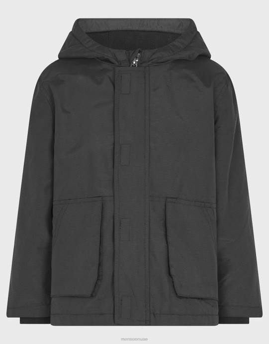 Monsoon ولد معطف جيليه 2 في 1 D68H2209 ملابس أسود