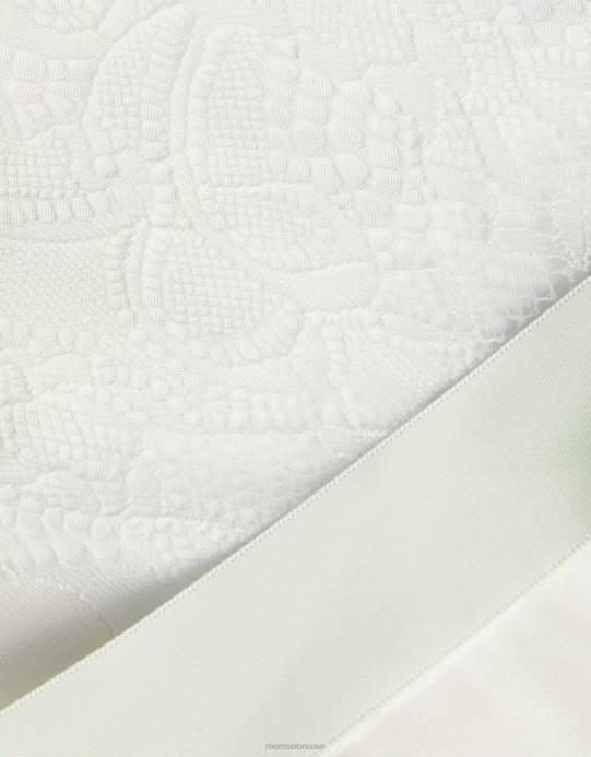 Monsoon بنت فريا 3D فستان وصيفة الشرف D68H2030 ملابس عاج