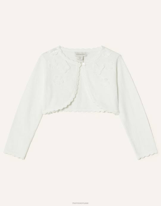 Monsoon بنت سترة طفل 3D البتلة D68H2143 ملابس عاج