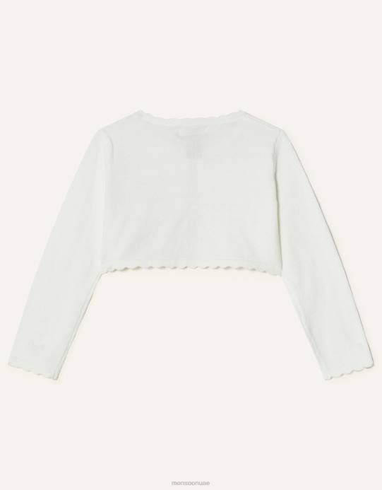 Monsoon بنت سترة طفل 3D البتلة D68H2143 ملابس عاج