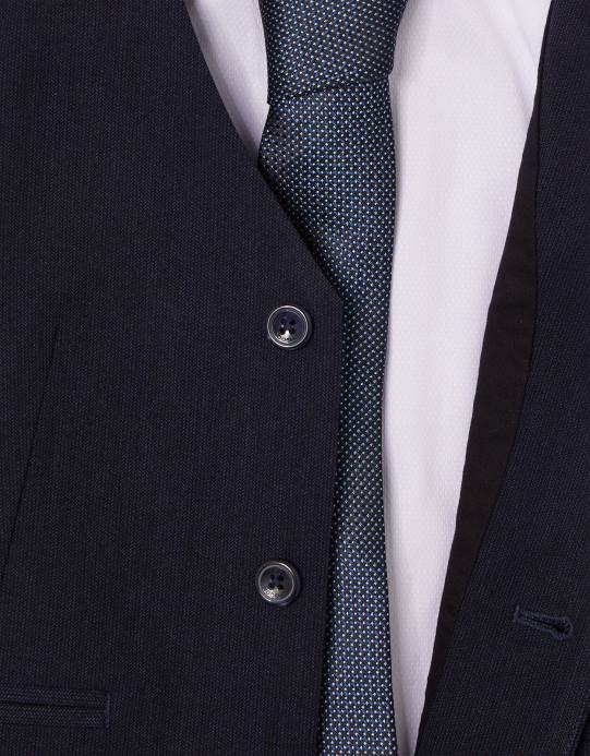 Monsoon ولد طقم صدرية وقميص من كالوم مكون من 3 قطع D68H2265 ملابس الأزرق الداكن)