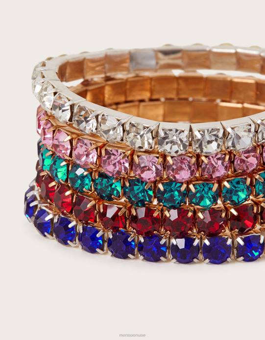 Monsoon بنت أساور كنز الجوهرة، 5 قطع D68H2500 ملحق موضة