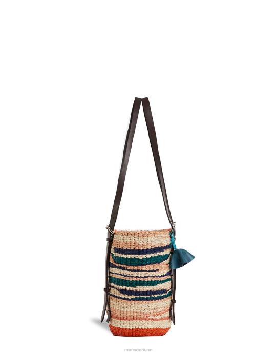 Monsoon نحيف حقيبة حمل مصبوغة برباط من Aaks Hawa D68H1258 ملحق أنيق