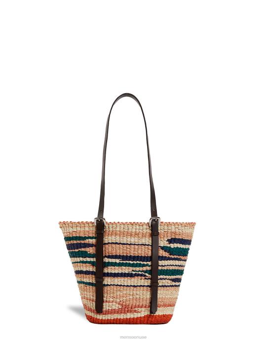 Monsoon نحيف حقيبة حمل مصبوغة برباط من Aaks Hawa D68H1258 ملحق أنيق