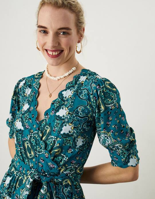 Monsoon نحيف بذلة طباعة التقوقع D68H1034 ملابس بط نهري صغير