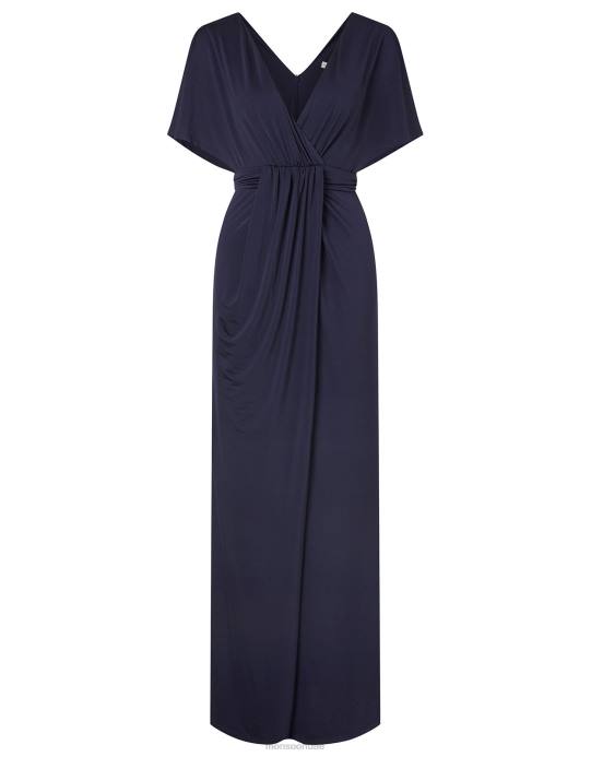 Monsoon نحيف فستان ماكسي جيرسي من جيسيكا سلينكي D68H1145 ملابس الأزرق الداكن)