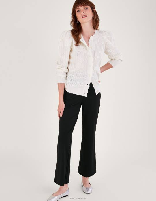 Monsoon نحيف بنطال بيترا بونتي D68H117 ملابس أسود