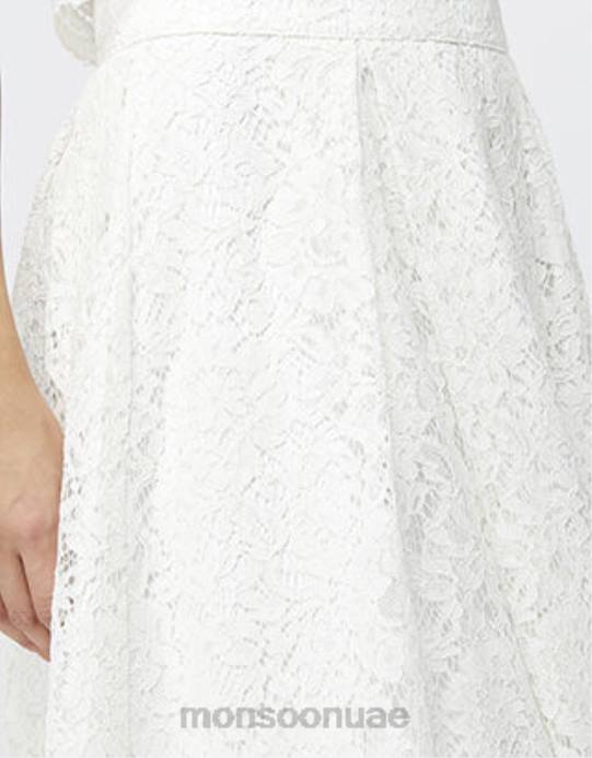 Monsoon نحيف دليلة تنورة الدانتيل D68H1174 ملابس عاج