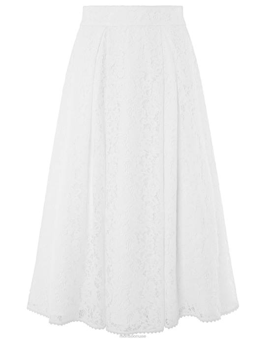 Monsoon نحيف دليلة تنورة الدانتيل D68H1174 ملابس عاج