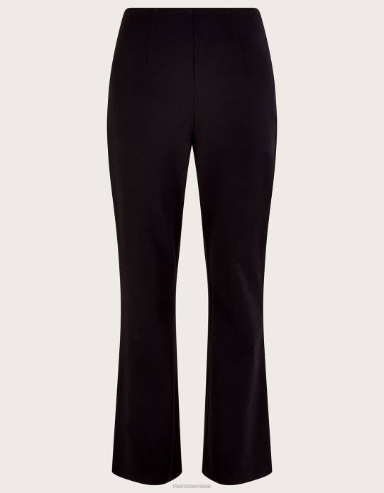 Monsoon نحيف بنطال بيترا بونتي D68H117 ملابس أسود