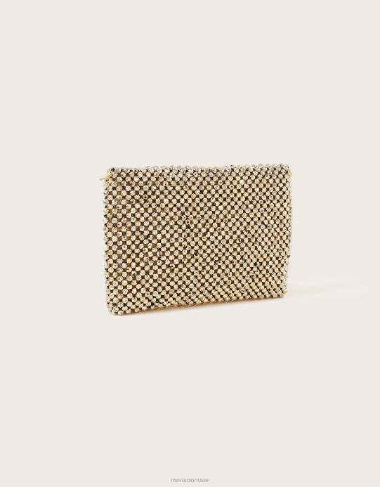 Monsoon نحيف حقيبة مطرز D68H1206 ملحق موضة