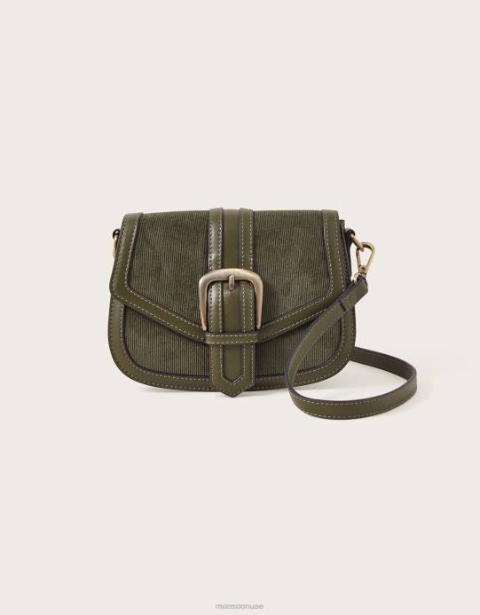 Monsoon نحيف حقيبة سرج الحبل عبر الجسم D68H1214 ملحق أنيق