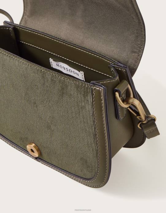 Monsoon نحيف حقيبة سرج الحبل عبر الجسم D68H1214 ملحق أنيق