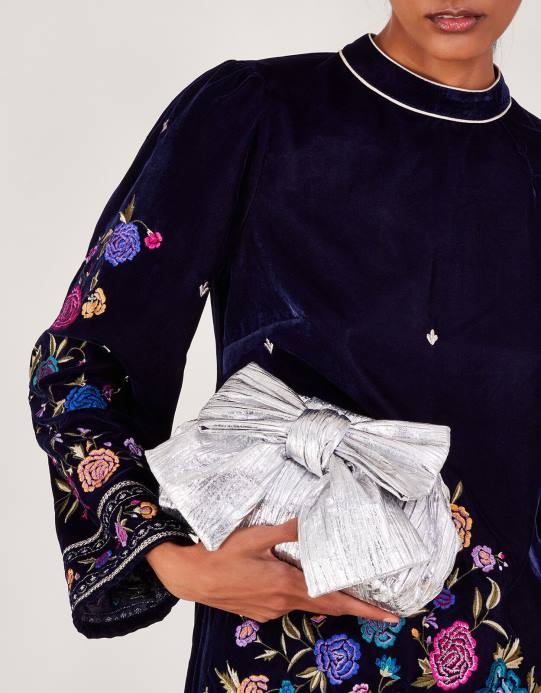 Monsoon نحيف حقيبة تفاصيل القوس D68H1226 ملحق رشيقة