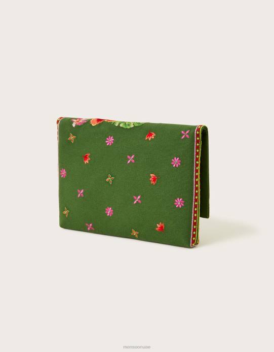 Monsoon نحيف حقيبة مطرزة عبر الجسم D68H1231 ملحق موضة