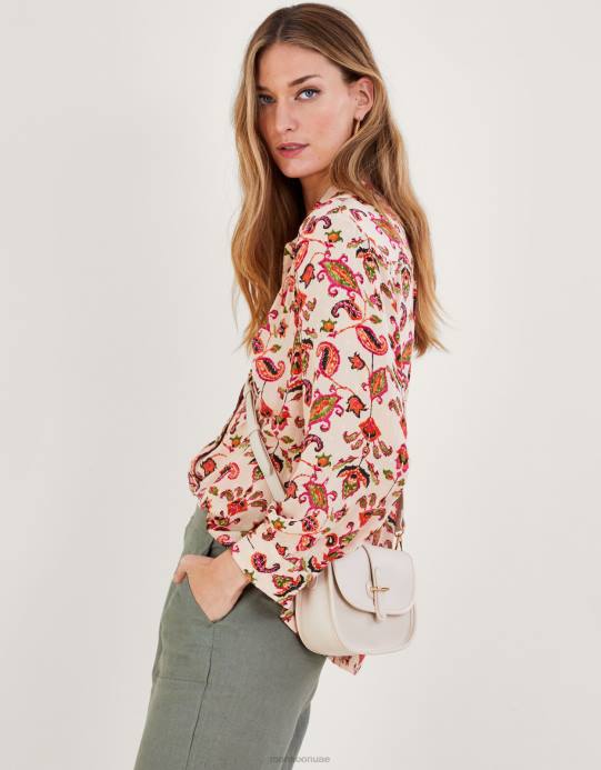 Monsoon نحيف حقيبة سرج عبر الجسم D68H1247 ملحق رشيقة