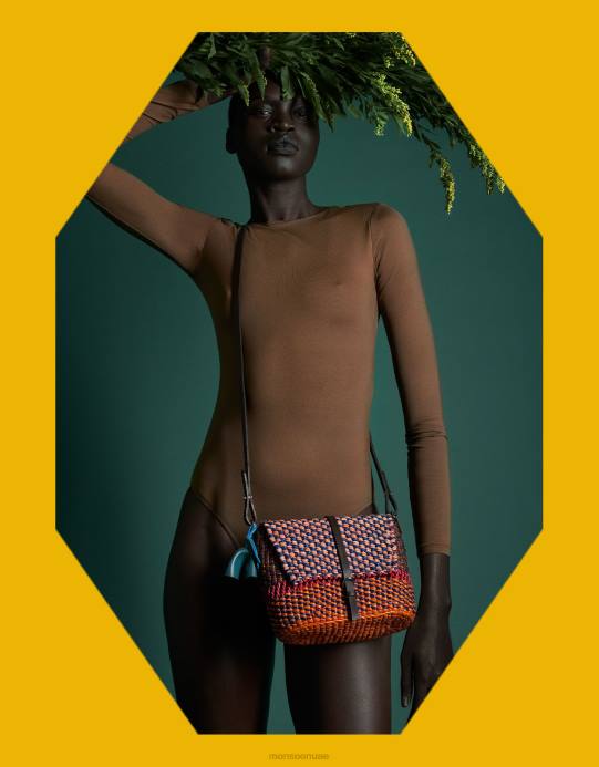 Monsoon نحيف حقيبة كروس سينسي موكا من آكس D68H1256 ملحق أنيق