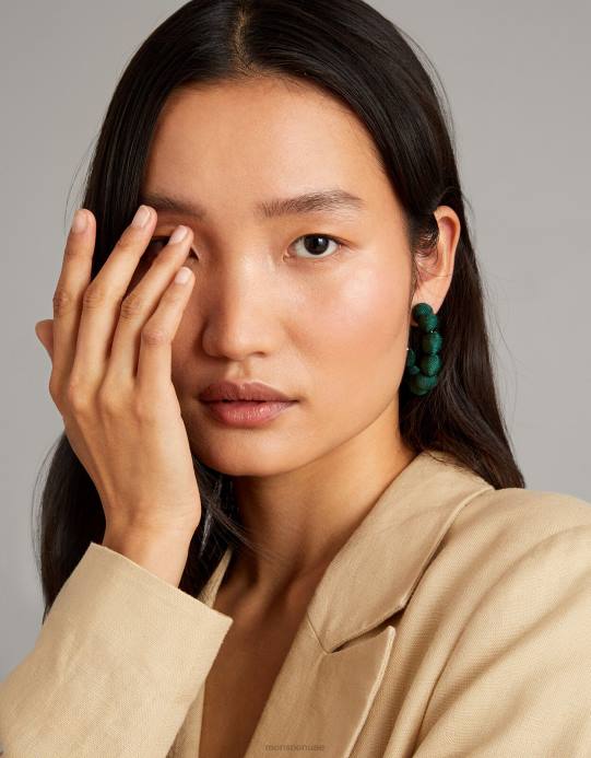 Monsoon نحيف الأقراط مزركشة D68H1259 ملحق حار