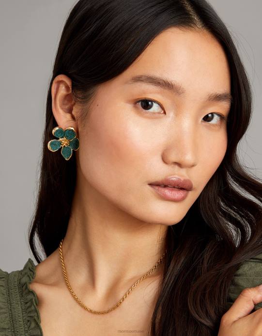 Monsoon نحيف بيان أقراط زهرة D68H1262 ملحق أنيق