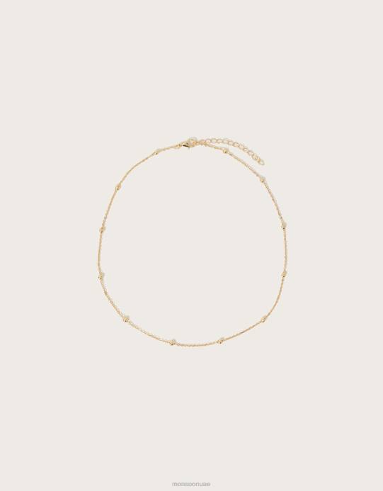 Monsoon نحيف قلادة سلسلة بسيطة D68H1263 ملحق رشيقة