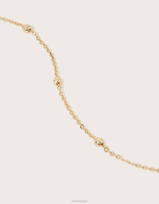 Monsoon نحيف قلادة سلسلة بسيطة D68H1263 ملحق رشيقة