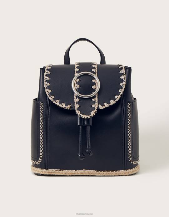 Monsoon نحيف حقيبة تفاصيل الغرزة D68H1265 ملحق موضة