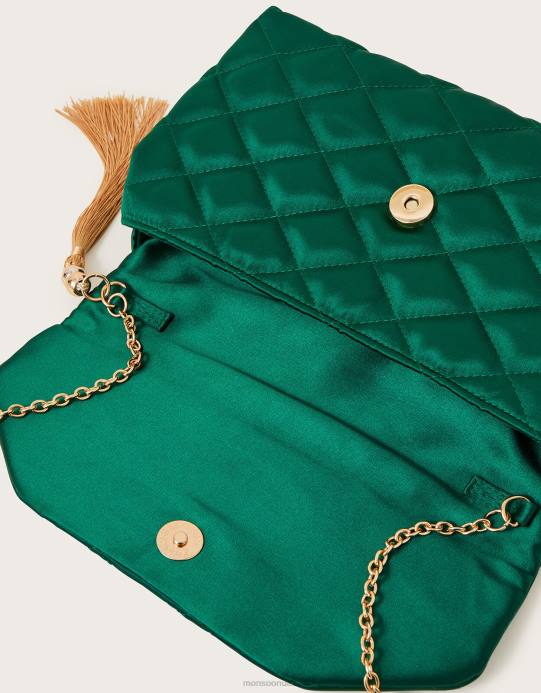 Monsoon نحيف حقيبة كلاتش مبطنة D68H1283 ملحق موضة