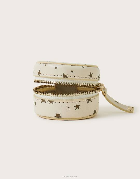 Monsoon نحيف صندوق مجوهرات متوسط ​​الحجم على شكل نجمة D68H1284 ملحق عاج