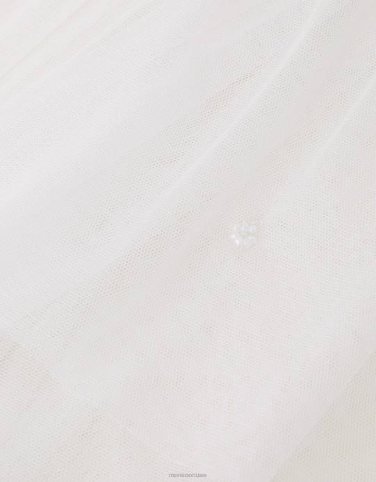 Monsoon نحيف حجاب مزين بزهرة اللؤلؤ D68H1296 ملحق أنيق