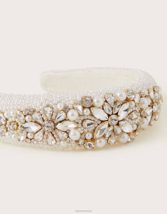 Monsoon نحيف عقال الزفاف منمق D68H1315 ملحق موضة