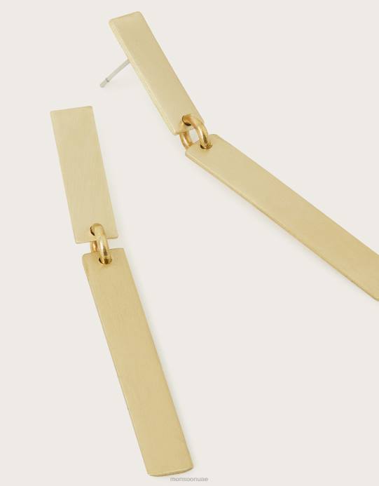 Monsoon نحيف سيبيليا أقراط نحاسية صغيرة D68H1320 ملحق أنيق