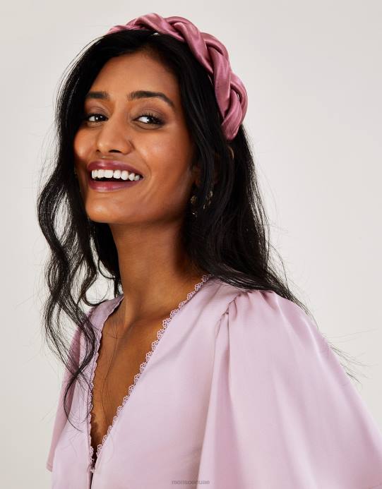 Monsoon نحيف ضفيرة عقال D68H1333 ملحق لون القرنفل