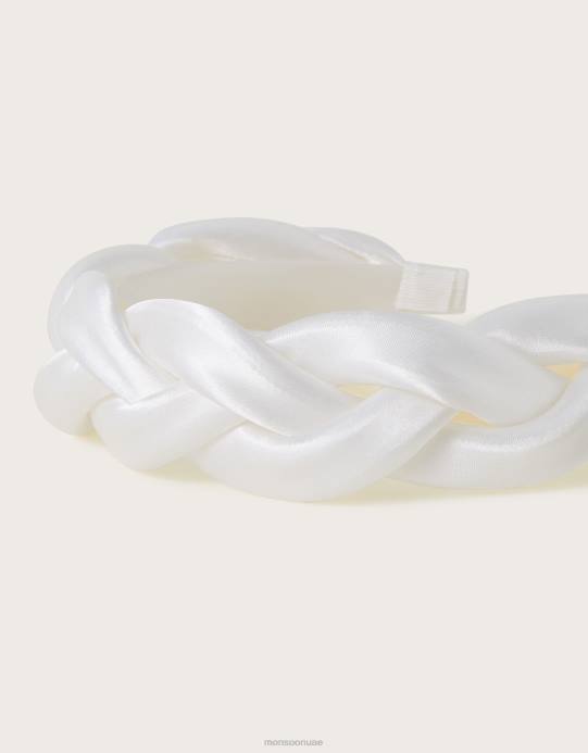 Monsoon نحيف ضفيرة عقال D68H1338 ملحق عاج