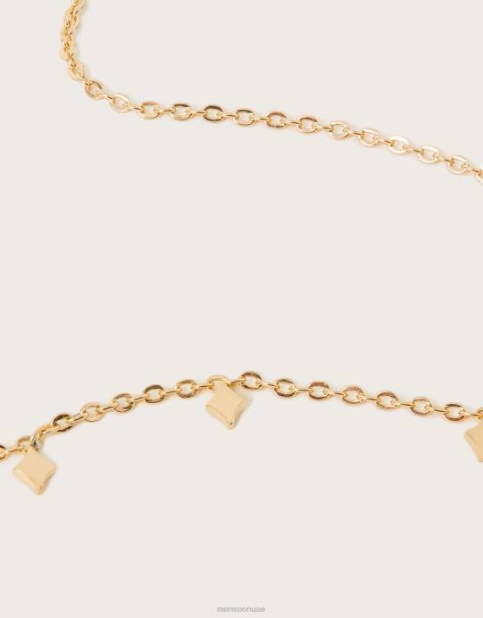 Monsoon نحيف قلادة محطة سحر D68H1353 ملحق أنيق