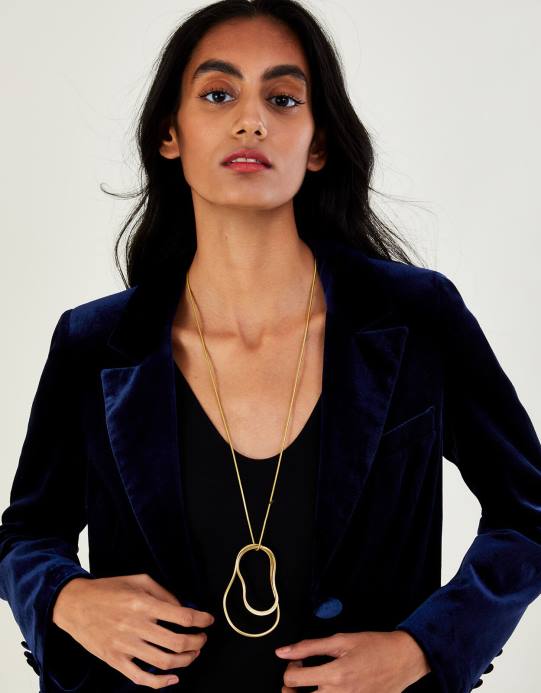 Monsoon نحيف قلادة تويست سيبيليا D68H1354 ملحق موضة