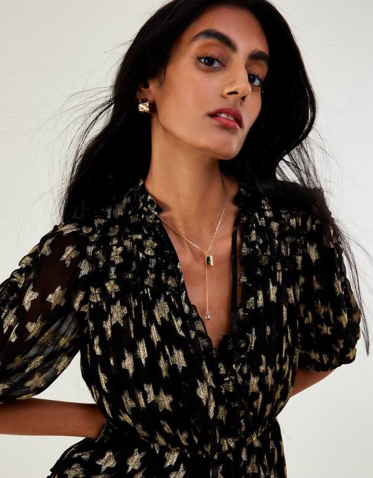 Monsoon نحيف قلادة قلادة جوهرة D68H1358 ملحق رشيقة