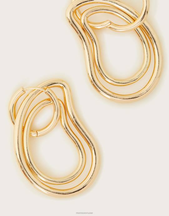 Monsoon نحيف أقراط متدلية مجردة D68H1374 ملحق أنيق