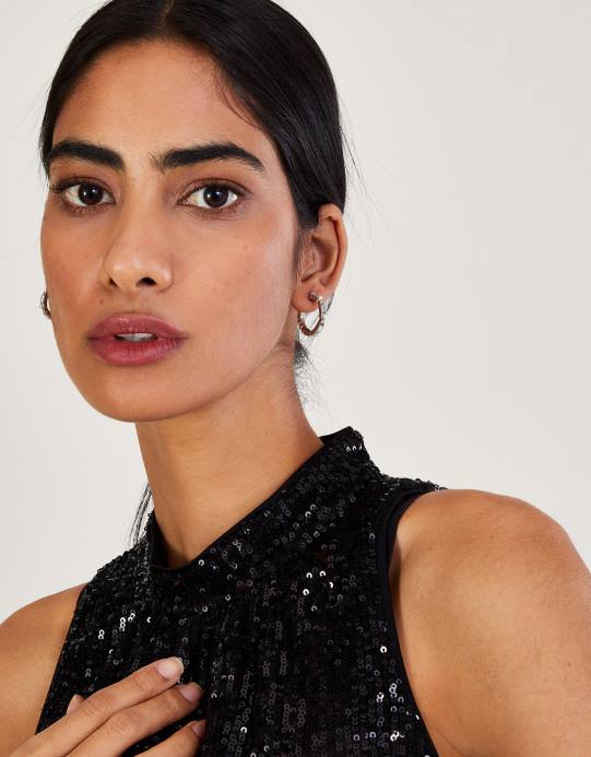 Monsoon نحيف أقراط لؤلؤية D68H1376 ملحق حار