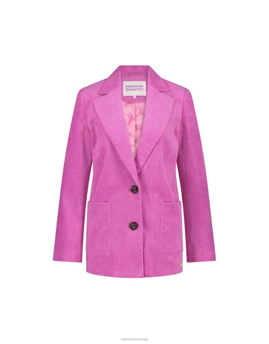 Monsoon نحيف سترة فابيان شابوت ليونارد D68H138 ملابس لون القرنفل