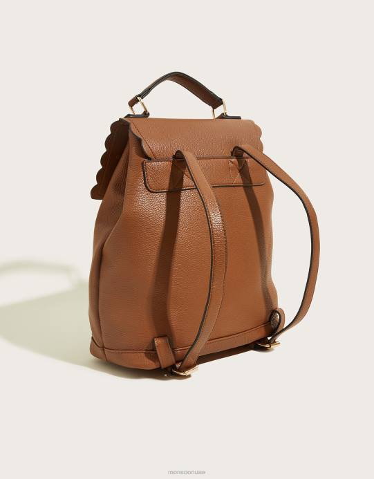 Monsoon نحيف حقيبة ظهر التقوقع D68H1410 ملحق تان