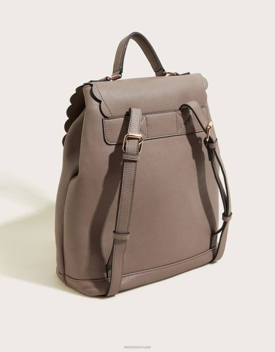 Monsoon نحيف حقيبة ظهر التقوقع D68H1425 ملحق رمادي
