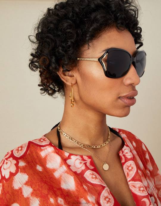 Monsoon نحيف التفاف النظارات الشمسية D68H1430 ملحق أنيق