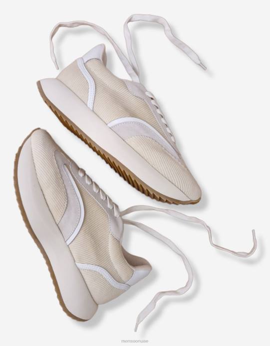 Monsoon نحيف أخبار جيدة للمدربين ذوي المستوى المنخفض D68H1518 أحذية الجمل (البيج)