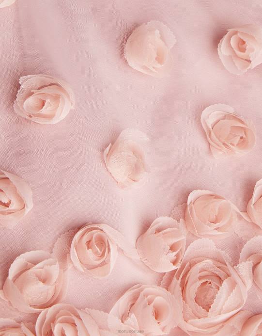 Monsoon بنت فستان يانثي D68H1565 ملابس الوردي (الوردي الداكن)