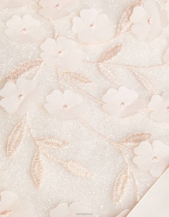 Monsoon بنت أنيكا فستان وصيفة الشرف عالية ومنخفضة D68H1566 ملابس لون القرنفل