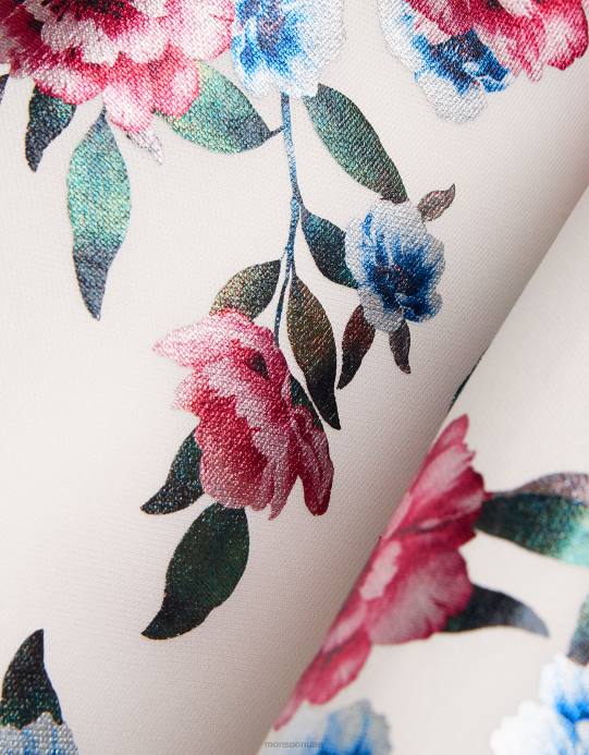 Monsoon بنت فستان سكوبا بطبعة رقائق الفويل D68H1573 ملابس عاج