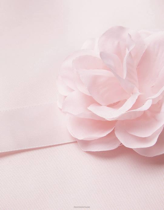 Monsoon بنت فستان وصيفات العروس من نسيج قطني طويل من هولي دوقة D68H1577 ملابس لون القرنفل