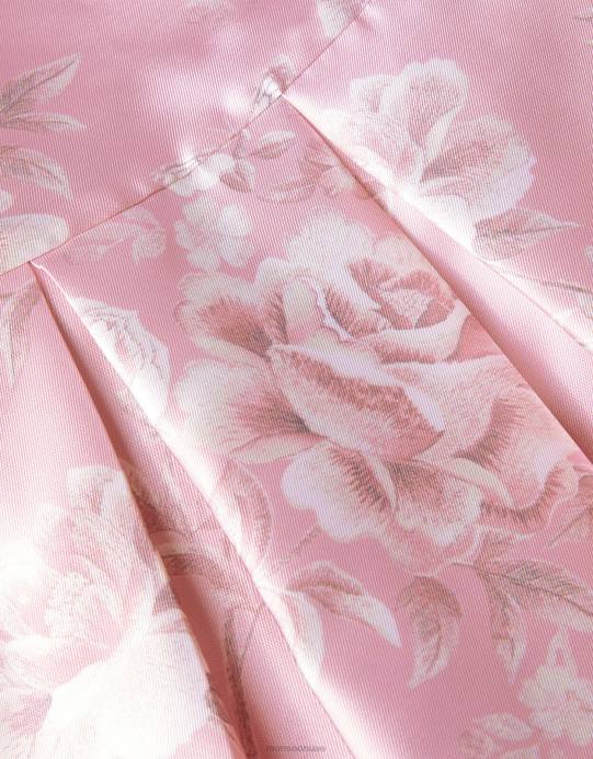 Monsoon بنت فستان مارسي روز دوقة من نسيج قطني طويل D68H1578 ملابس الوردي (الوردي الداكن)