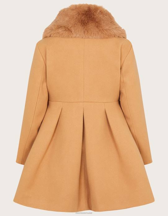 Monsoon بنت معطف بجيب مزدوج الصدر D68H1581 ملابس جمل